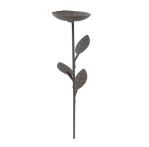 5.75" Rustic Metal Garden Stand / Bird Bath Pick