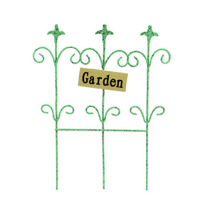 5.25" Metal Painted Garden Sign