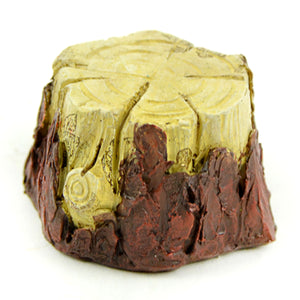 Hand Painted Resin - 1.75" Tree Stump