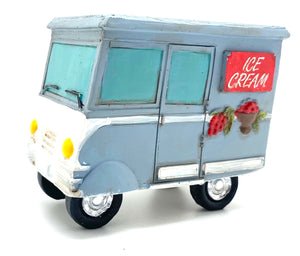 Hand Painted Resin - 4" Ice Cream Truck