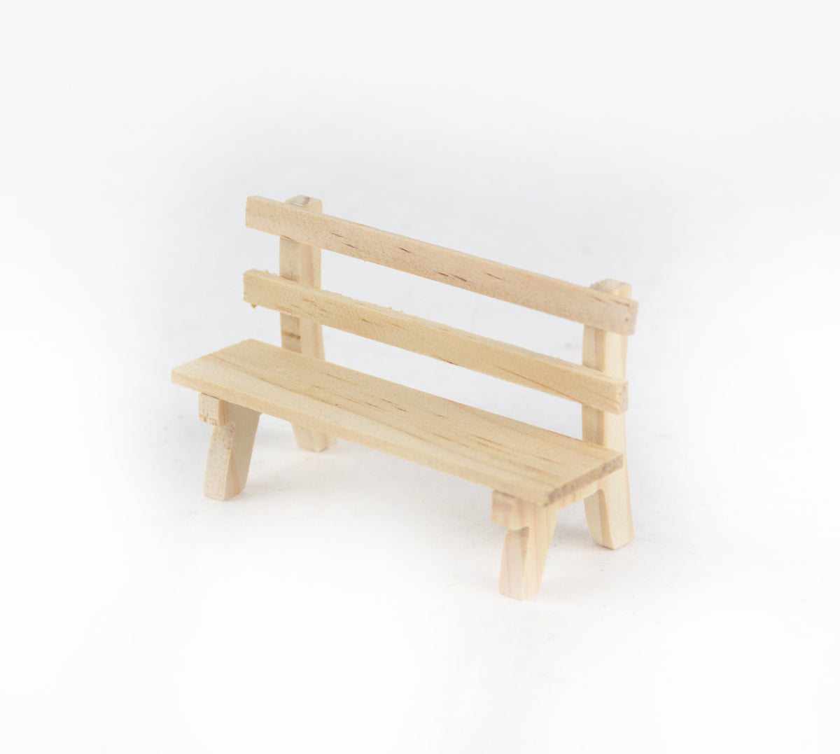 3.5" Wooden Park Bench