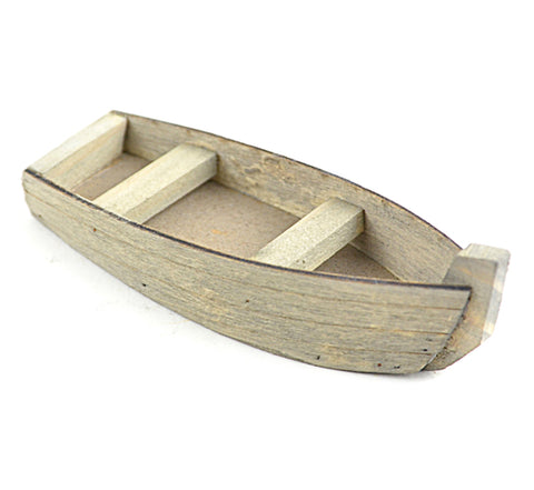 4" Wooden Fishing Boat